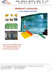 PVC strip curtains catalog top